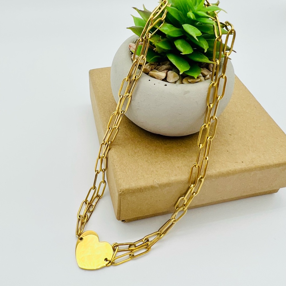 Valentine’s Day 14K gold fill necklace 16”